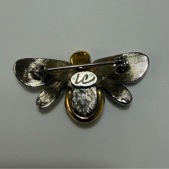 Vintage Liz Claiborne Bumble Bee Brooch Pin - Picture 4 of 6